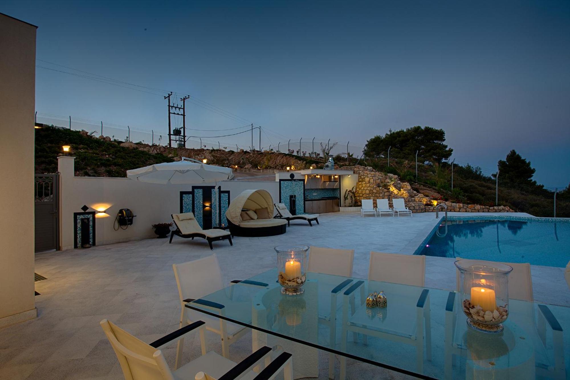 Villa White Pearl Sarti Ngoại thất bức ảnh